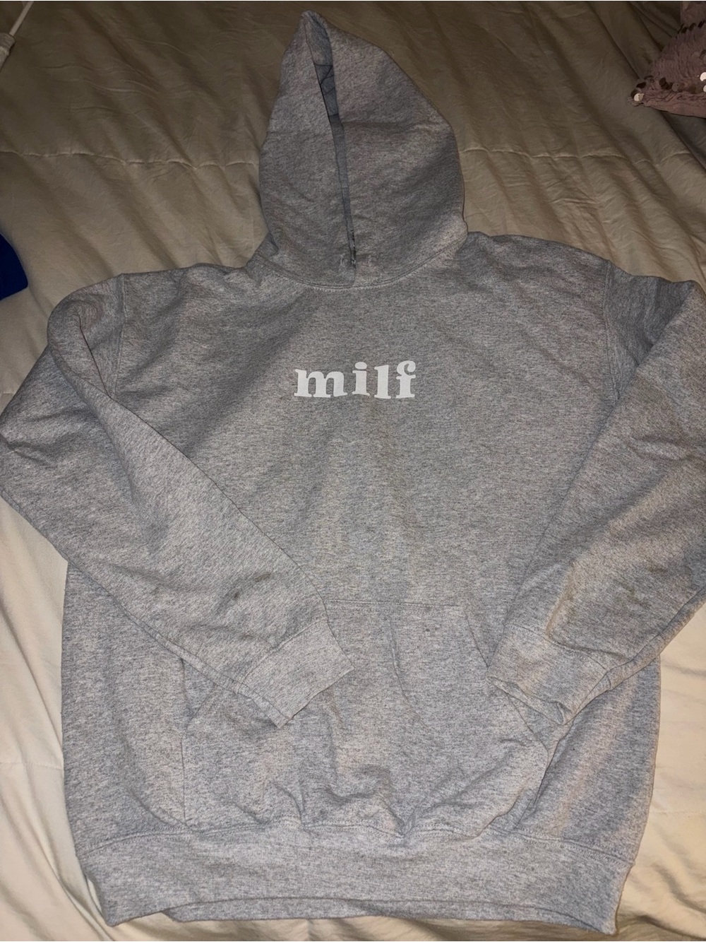 Vintage grey MILF hoodie
